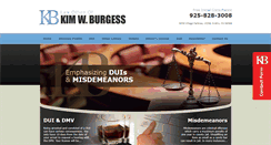 Desktop Screenshot of kimburgess.com